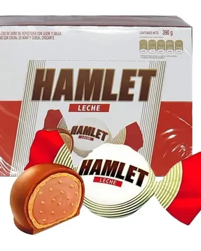 BOMBON HAMLET CHOCOLATE CON LECHE x30un 11918