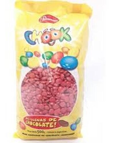 LENTEJA CHOCOLATE PALMESANO COLOR ROSA x500grs 4884/1