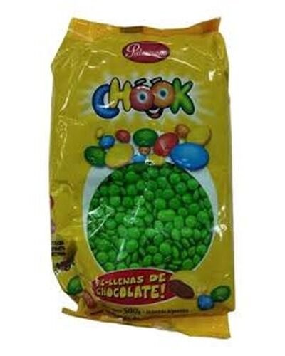 LENTEJA CHOCOLATE MINI PALMESANO COLOR VERDE x500grs 4876/2