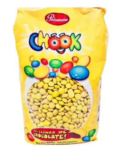 LENTEJA CHOCOLATE MINI PALMESANO COLOR AMARILLO x500grs 4876/3