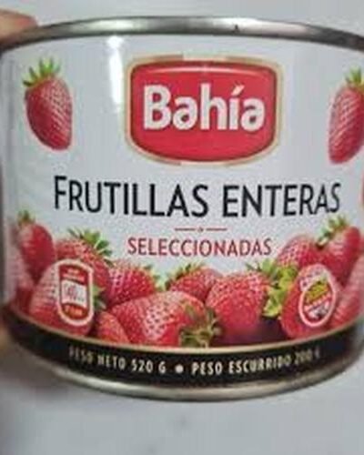 FRUTILLAS ENTERAS EN LATA BAHIAx520gr.