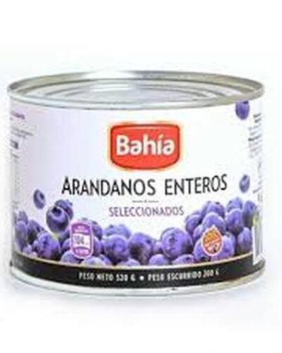 ARANDANOS ENTEROS EN LATA BAHIAx520gr.