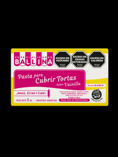 PASTA BALLINA VAINILLA x3kg