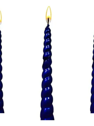 VELON BICHITO DE LUZ PERLADO AZUL 13cm x1 ART 2317