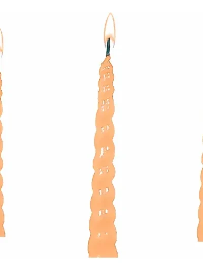 VELON BICHITO DE LUZ PERLADO SALMON 13cm x1 ART.2317