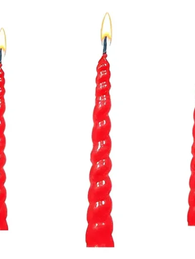 VELON BICHITO DE LUZ PERLADO ROJO 13cm x1 ART.2317