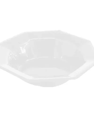 PLATO OCTOGONAL HONDO KV TRANSPARENTE x10 1015