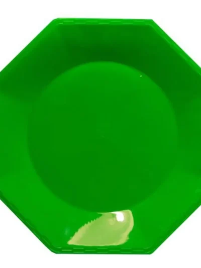 PLATO OCTOGONAL GRANDE KV VERDE x10 1022V