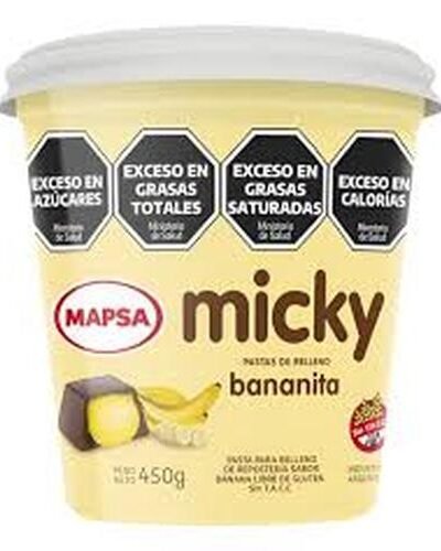 PASTA MAPSA PARA RELLENO SABOR BANANA x450grs 59-07N
