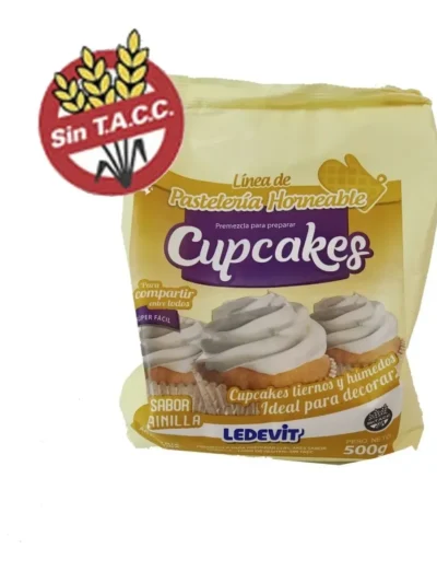 PREMEZCLA LEDEVIT PARA CUPCAKES DE VAINILLA x 500gs