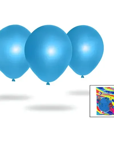 GLOBO GLOBOLANDIA LISO 10" CELESTE x50