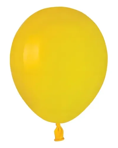 GLOBO GLOBOLANDIA LISO 10" AMARILLO x50