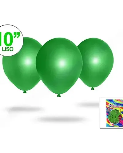 GLOBO GLOBOLANDIA LISO 10" VERDE x50