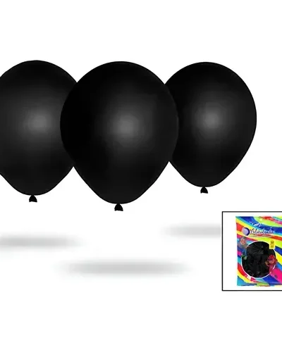 GLOBO GLOBOLANDIA LISO 10" NEGRO x50