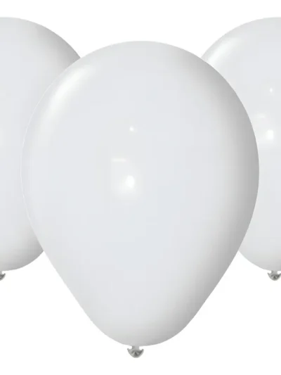 GLOBO GLOBOLANDIA PERLADO 10" BLANCO x50 302