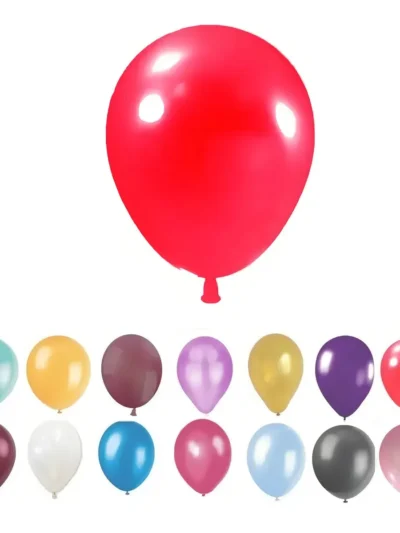 GLOBO GLOBOLANDIA PERLADO 10" ROJO x50 304