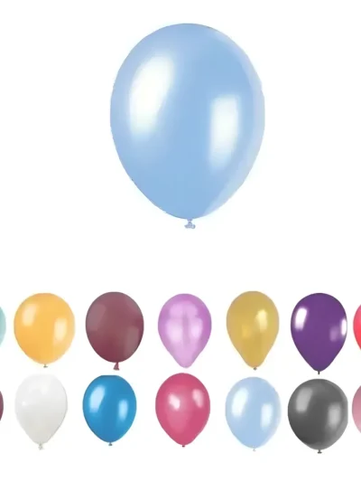 GLOBO GLOBOLANDIA PERLADO 10" CELESTE x50 305