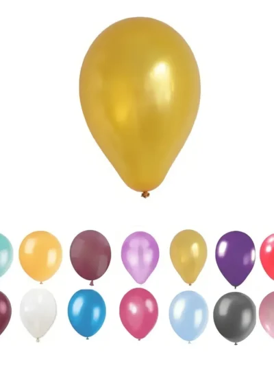 GLOBO GLOBOLANDIA PERLADO 10" DORADO x50 320
