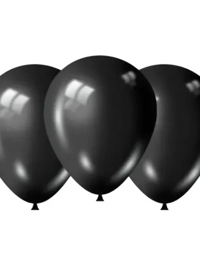 GLOBO GLOBOLANDIA PERLADO 10" NEGRO x50 313