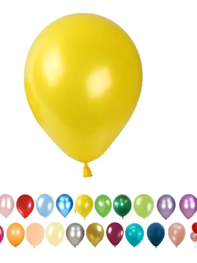 GLOBO GLOBOLANDIA PERLADO 10" AMARILLO x50 307
