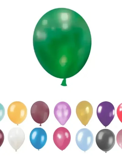GLOBO GLOBOLANDIA PERLADO 10" VERDE x50