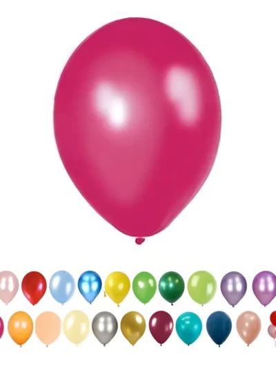 GLOBO GLOBOLANDIA PERLADO 10" FUCSIA x50 314