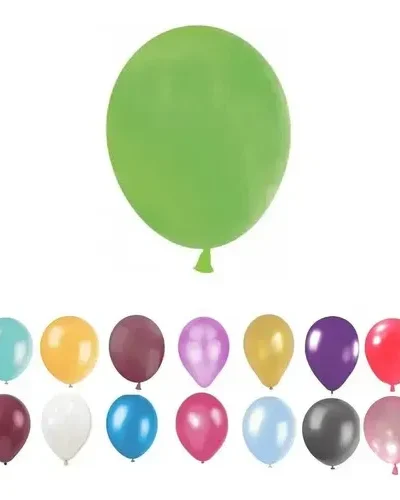 GLOBO GLOBOLANDIA PERLADO 10" VERDE MANZANA x50