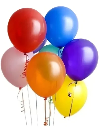 GLOBO GLOBOLANDIA PERLADO 12" MULTICOLOR x25