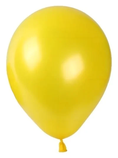GLOBO GLOBOLANDIA PERLADO 12" AMARILLO x25 407