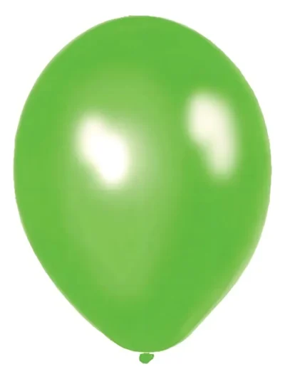 GLOBO GLOBOLANDIA PERLADO 12" VERDE x25 409