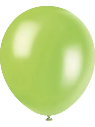 GLOBO GLOBOLANDIA PERLADO 12" VERDE MANZANA x25