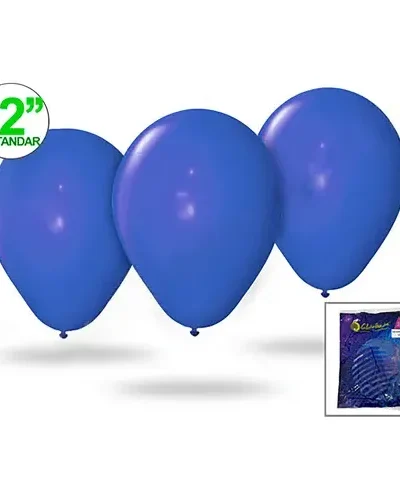 GLOBO GLOBOLANDIA LISO 12" AZUL x25 206