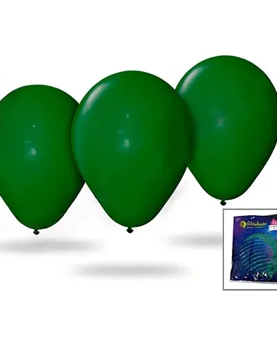 GLOBO GLOBOLANDIA LISO 12" VERDE OSCURO x25 209