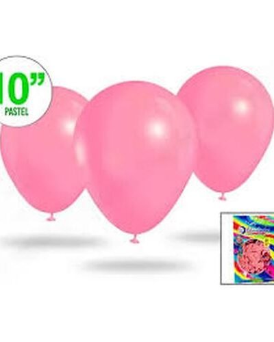 GLOBO GLOBOLANDIA PASTEL 10" ROSA x50 903
