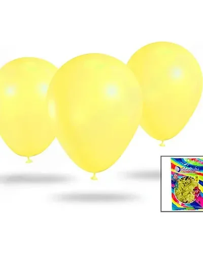 GLOBO GLOBOLANDIA PASTEL 10" AMARILLO x50 907