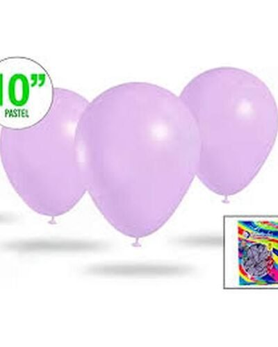 GLOBO GLOBOLANDIA PASTEL 10" VIOLETA x50 912