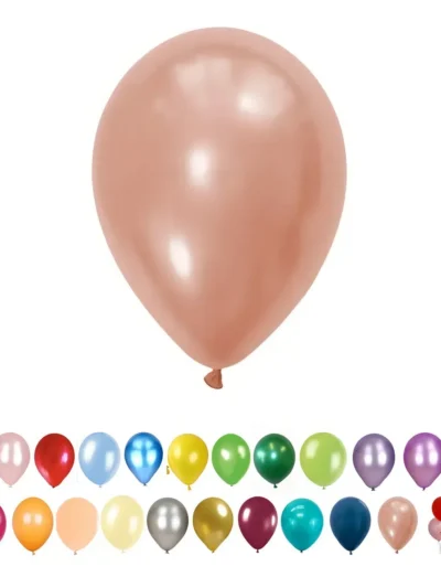 GLOBO GLOBOLANDIA PERLADO 10" ROSA GOLD x50 324