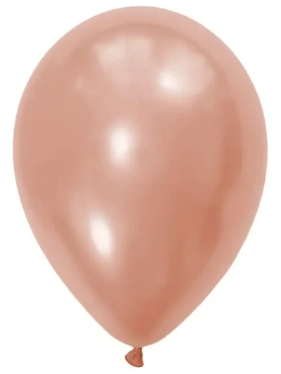 GLOBO GLOBOLANDIA PERLADO 12" ROSA GOLD x25 424