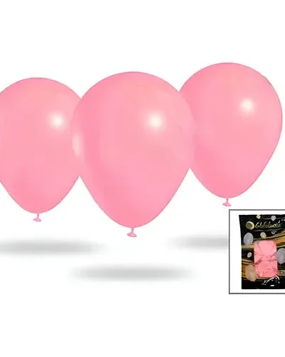 GLOBO GLOBOLANDIA PASTEL 12" ROSA x25 1003