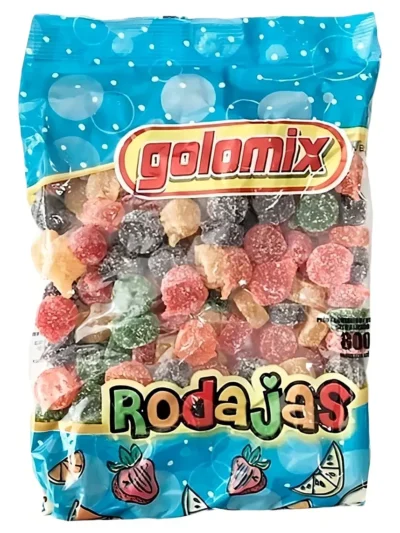 GOMITAS GOLOMIX RODAJAS FRUTALES x800gr