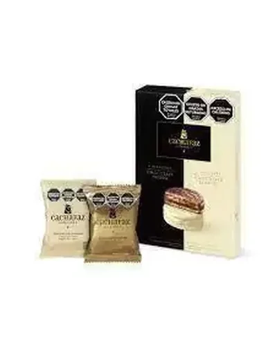 ALFAJOR MIXTO CHOCOLATE NEGRO Y BLANCO CACHAFAZ x12un