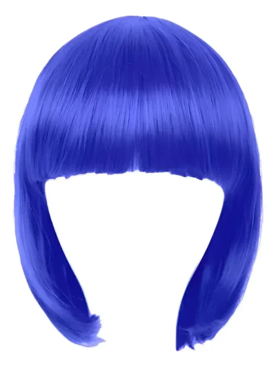 PELUCA LACIA CORTA AZUL x1 R.R. PLCAZ PS