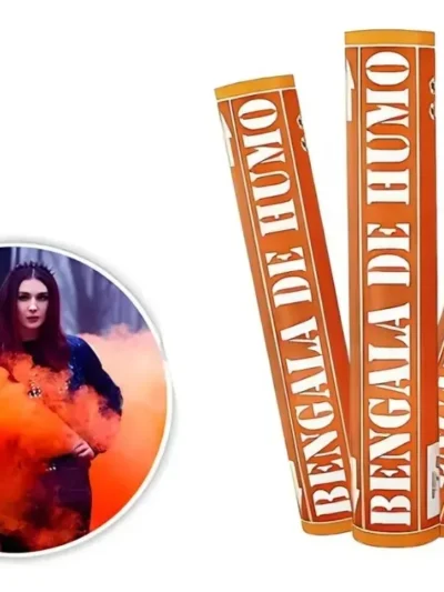 BENGALA DE HUMO NARANJA PS