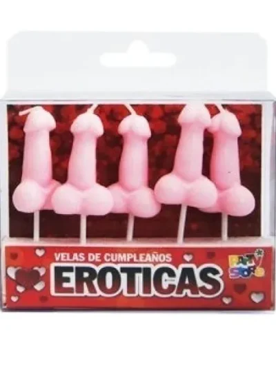BLISTER VELA MIEMBRO CHICO EROTICO 9 cm x5 VS13 PS