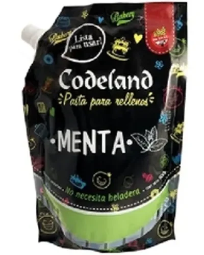 PASTA CODELAND PARA RELLENO MENTA x500grs 53205