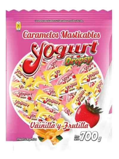 CARAMELO MASTICABLE YOGURT DROPSY x700grs 78993