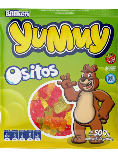 GOMITAS YUMMY OSITOS x500grs x1 95041