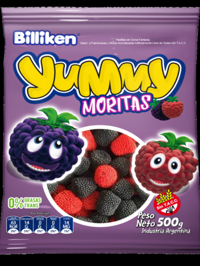 GOMITAS YUMMY MORITAS x500grs x1