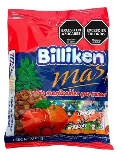 CARAMELO MASTICABLE FRUTAL BILLIKEN x150gr 378548