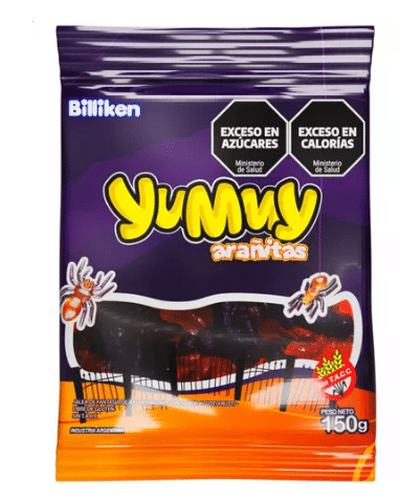 GOMITAS YUMMY ARAÑITAS x150gr 226359